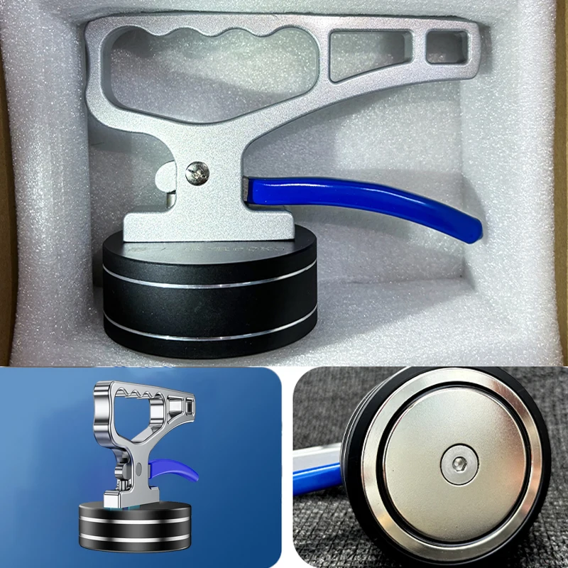 

N52 Strong Magnets Suction Cup Magnetic Force Material Pickups Laser Cutting Portable Lifters Portable Crane Mold Handling Tools