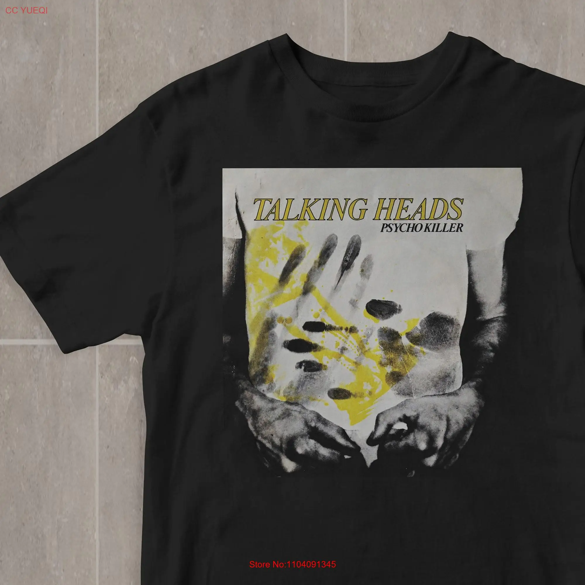 Talking Heads Psycho Killer T shirt long or short sleeves