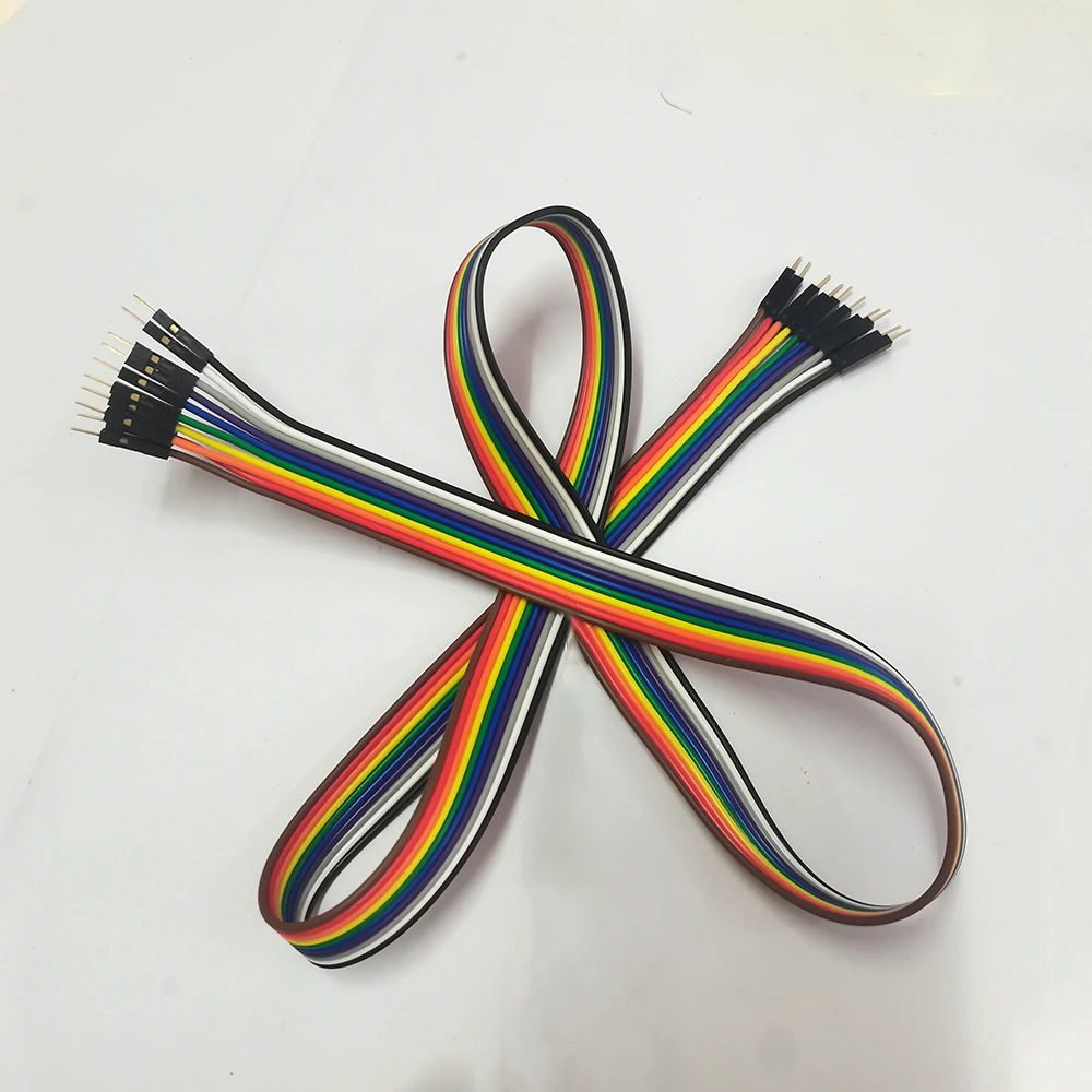 10P Regenbogen-Jumper-Verlängerungskabel, 2,54 mm Rastermaß, Stecker auf Stecker, Stecker auf Buchse, Buchse auf Buchse, Draht für Breadboard DIY, 0,2, 0,3 m, 0,5 m, 1 m – Detail 19