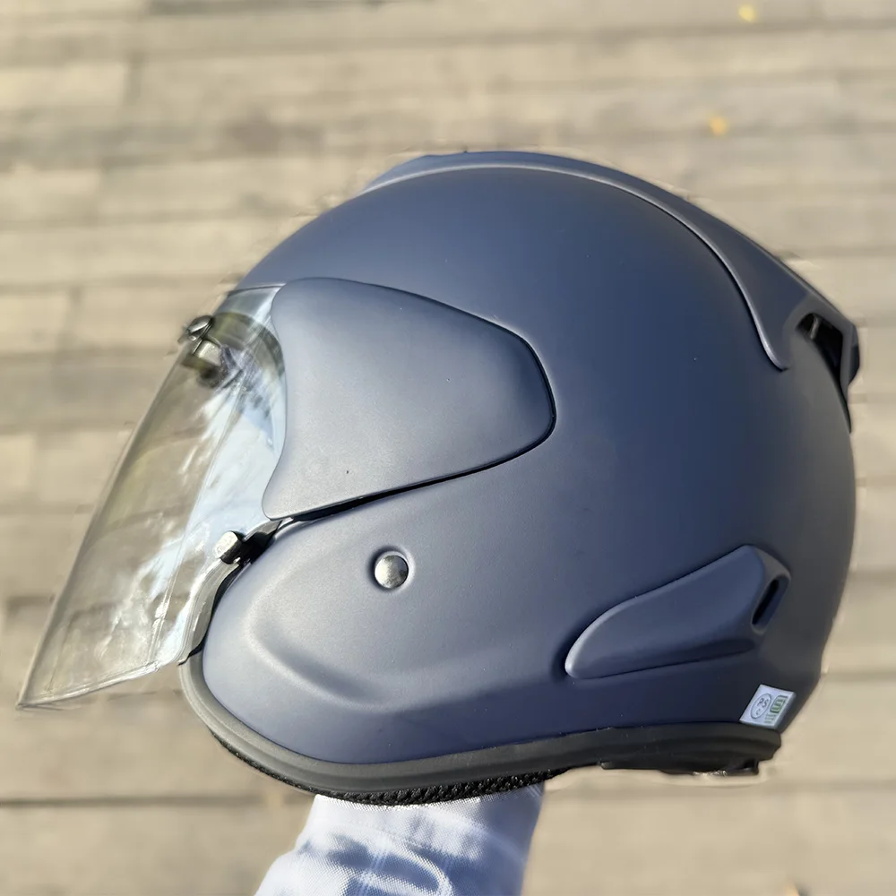 

3/4 Open Face Helmet for Harley Motorcycle and Cruise Motorcycle Protection Helmets Off-Road Casque Capacete Off-Road Matte Blue