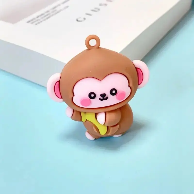 New Cute Little Monkey Car Center Console Screen Ornaments Interior Rearview Mirror Window Decorations Car Interior Accessories