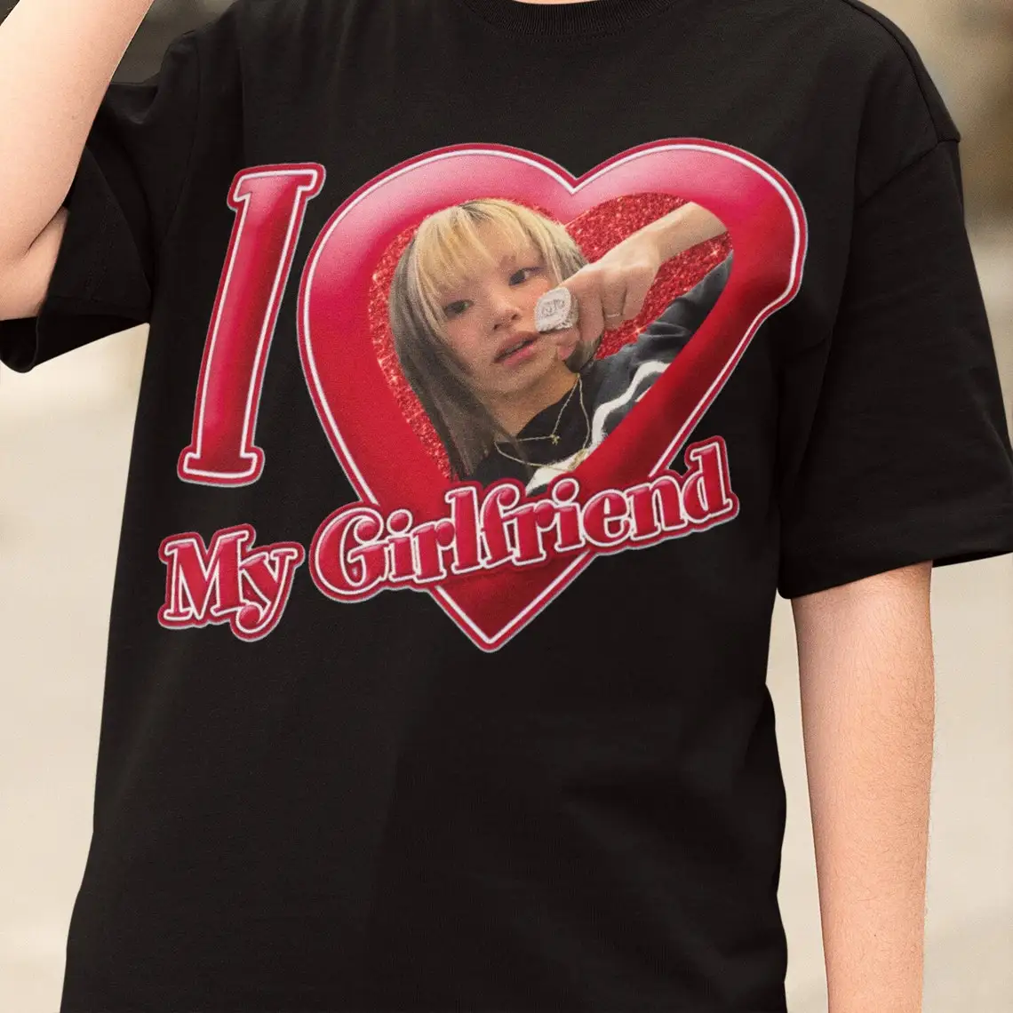 Twice Chaeyoung I Love My Girlfriend Shirt Custom Twice Chaeyoung Merch Kpop Gift Ideas for Twice Chaeyoung Fans Once