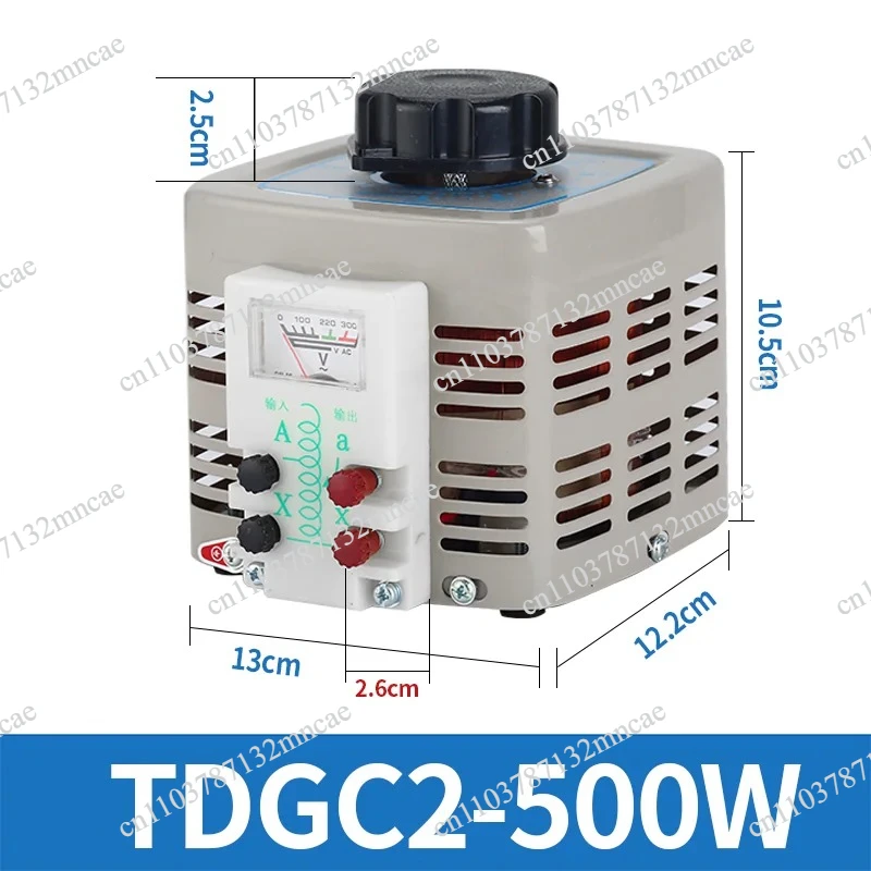 Voltage regulator 220V single-phase TDGC2-500W autotransformer pointer table 0-250V adjustable