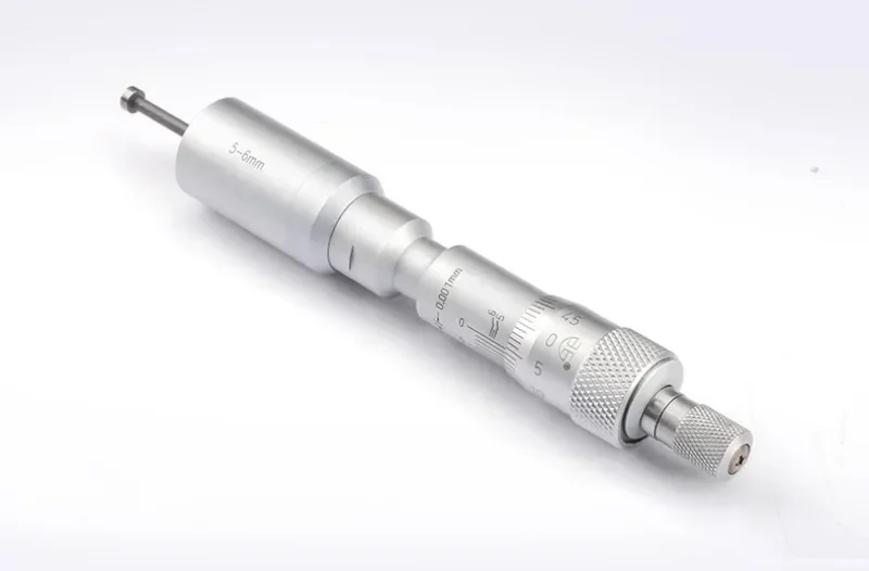 Measuring tool, small hole, three-point inner diameter micrometer, two-piece mechanical scale line, micro hole measurement