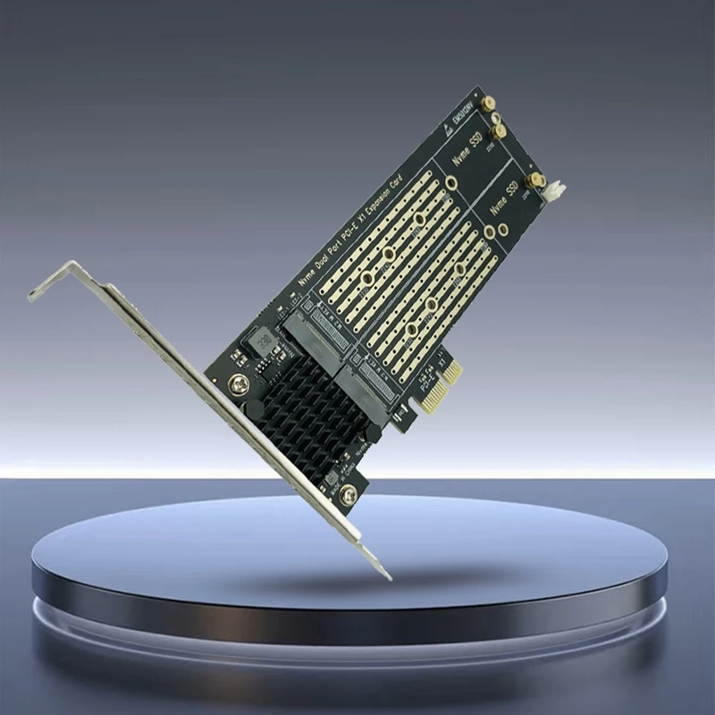 Pcie X1 To Dual M.2…