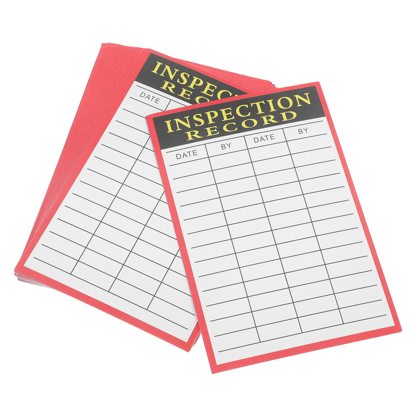 

20 Sheet Shipping Inventory Record Card Maintenance Tags Equipment Warehouse Cards Paper Handling Instructions Labels