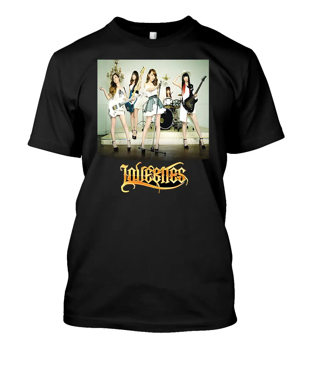 Футболка с длинным или коротким рукавом, в стиле ретро