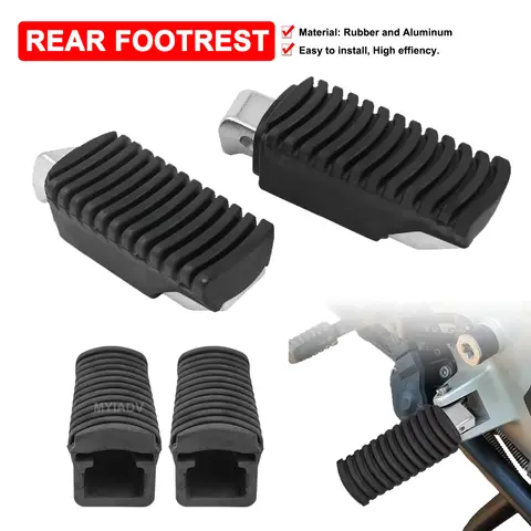 오토바이 발판 Footpegs 고무 커버 BMW F800GS F850GS F750GS R1100RS R1100RT R1150RT R 1100 RT 용 승객 발 페그