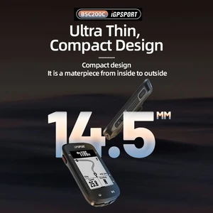 IGPSPORT-BSC200C Bicicleta GPS Computador, Velocímetro Sem Fio, Bicicleta Digital ANT Plus, Rota De Navegação, Cronômetro, Ciclismo Odômetro 10 principais vendas relógio corrida com gps - №7