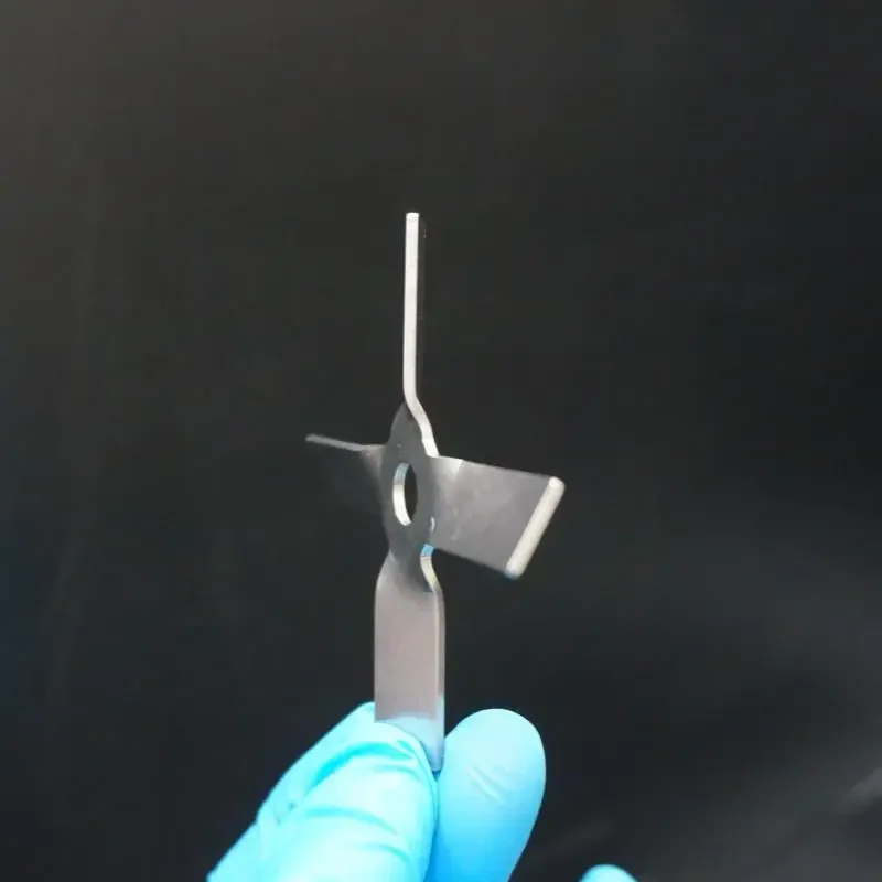 1pcs Laboratory Diameter 40-120mm Stainless Steel Cross-Type Stirring Blade Mixing Paddle & Length200-500mm Dispersion Rod