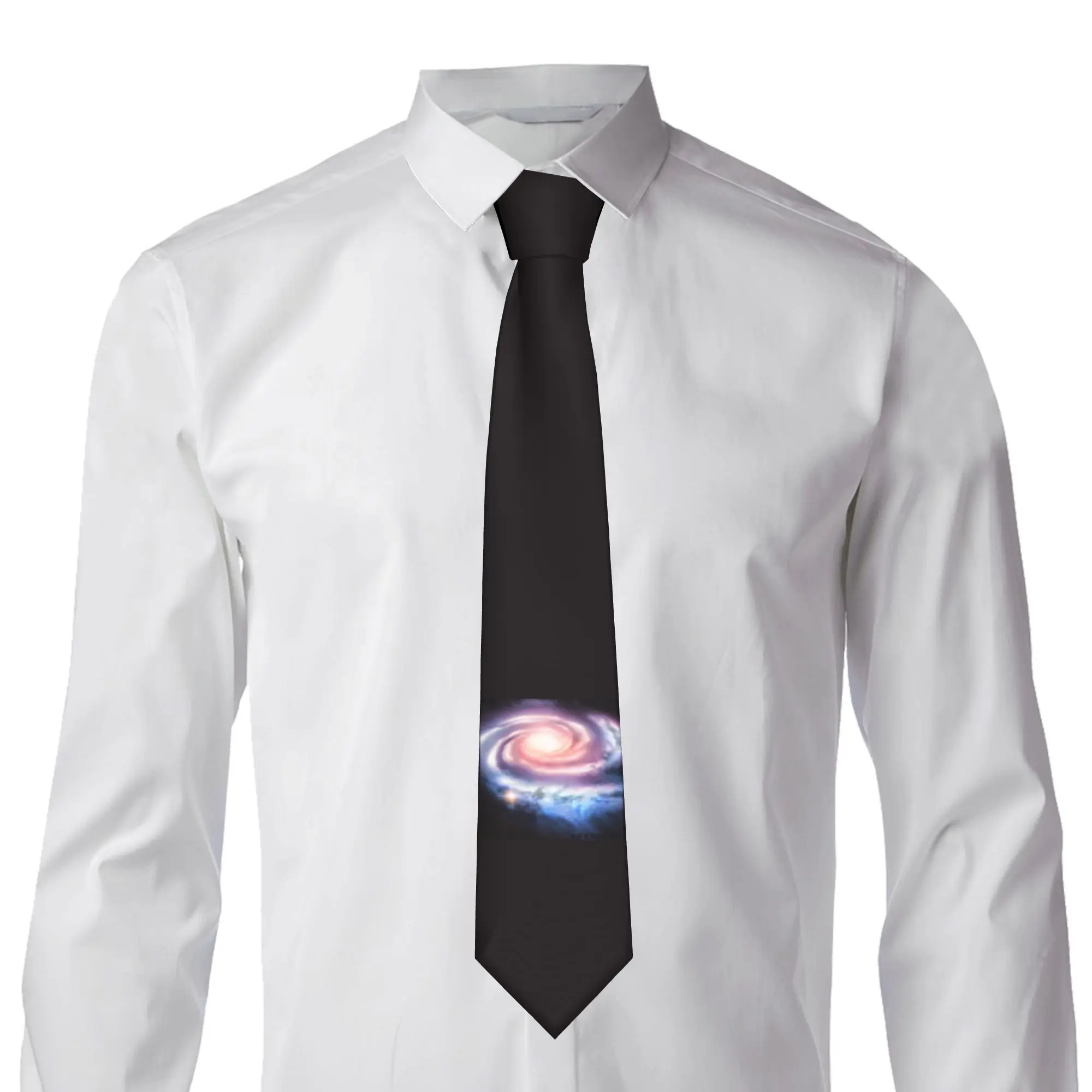 Formal Milky Way Galaxy Neck Ties Men Personalized Silk Astronomie Neckties for Wedding Gravatas