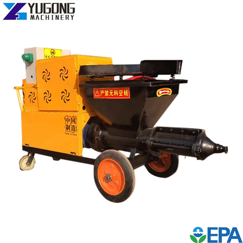 YG China Building Construction Equipment Cement Mortar Sprayer Mixing Pump Mining Machine Concrete Pumping Motor Spray Machinery