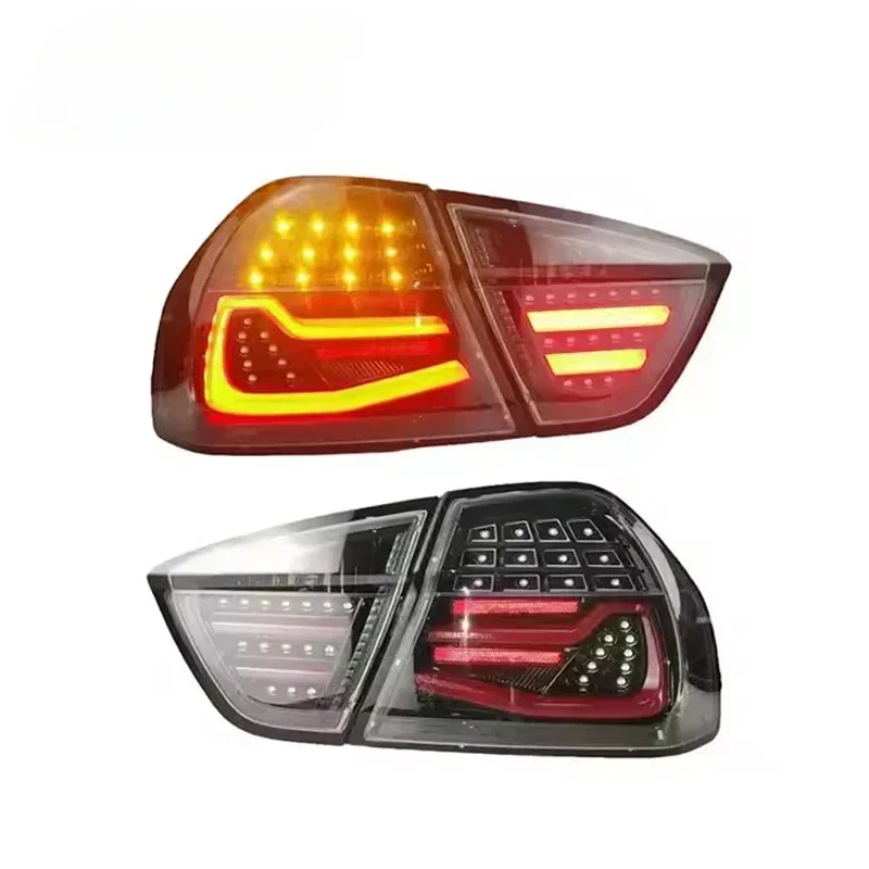 

For B-W 3 Series E90 Pre LCI Taillights 2005-2008 Assembly Upgrade M3 LED Rear Lamp Car Accessories Auto Back Lights