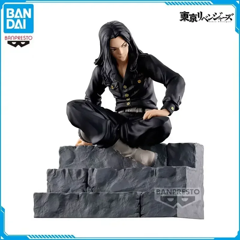 

Original BANDAI Tokyo Revengers Break Time Collection Vol.5 Baji Keisuke 13CM PVC Anime Action Figures Model Boy Collects Gifts