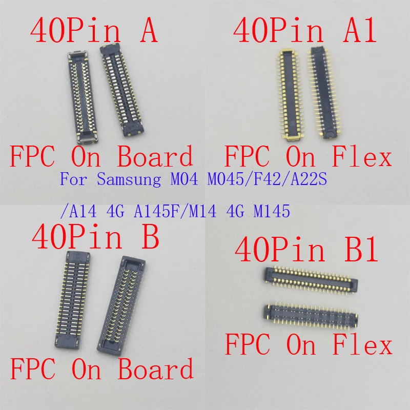 2-50Pcs LCD Display Screen Usb Charger Charging FPC Plug Connector For Samsung Galaxy M04 M045 F42 A22S A14 4G A145F M14 M145