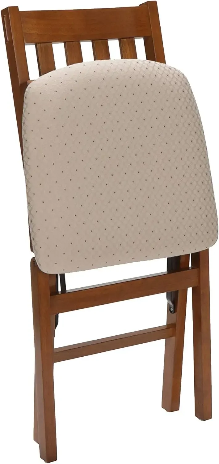 Arts and Craft Folding Chair Fruitwood Finish