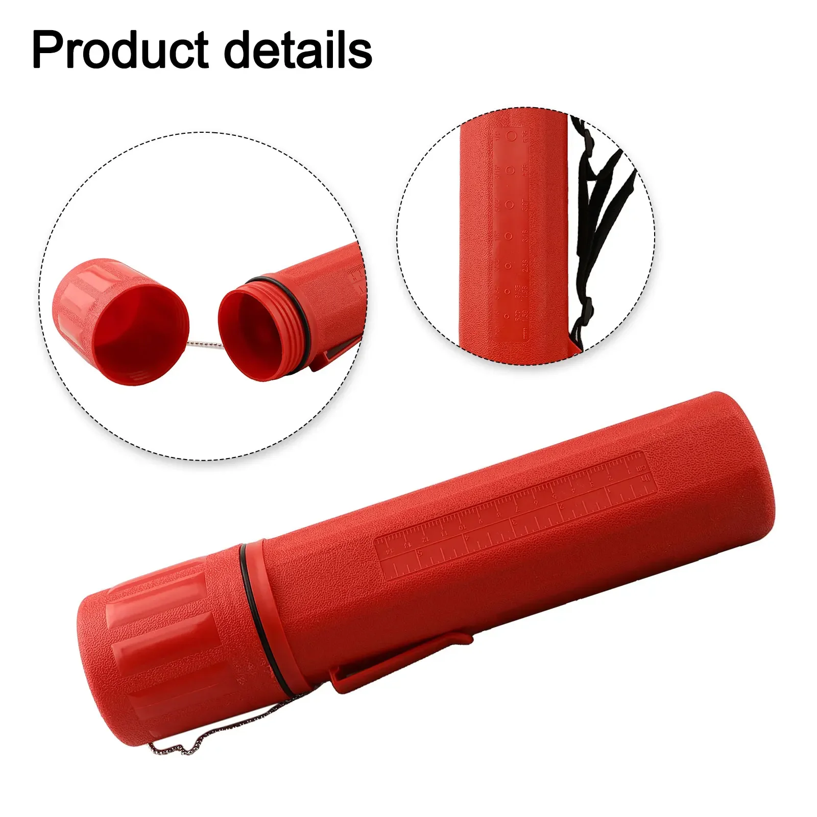 

MMA Electrode Container Electrode Holder Outdoor Work 4.5kg Capacity Tube Length Up To 350mm Measuring Scale Embossed