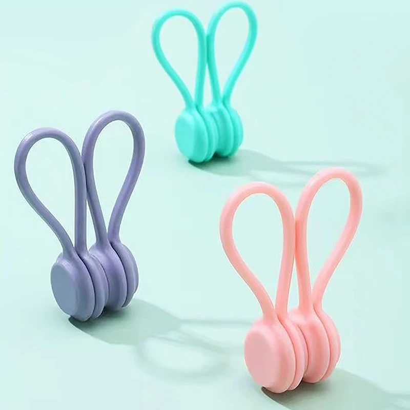 Tempat kabel pengisi daya USB, 1 buah Headset Earphone Organizer kawat