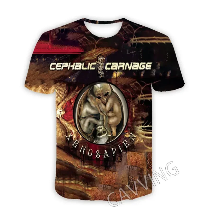 CEPHALIC CARNAGE  3D Printed  Casual Fashion T-shirts Hip Hop Tee Shirts Harajuku Styles Tops Fashion Clothing  for Women/men