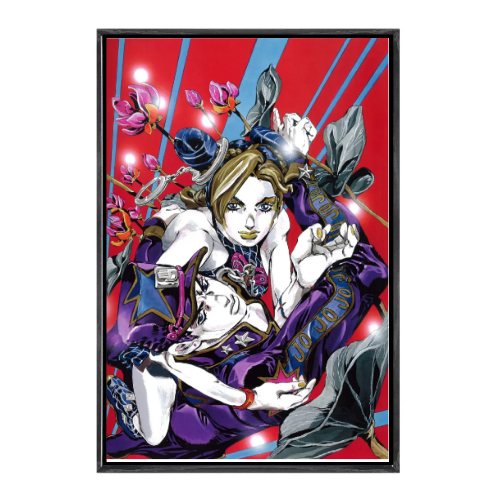 

Японская манга «Невероятные приключения Джоджо», многоразмерный холст, постер в двойной рамке, настенное искусство, домашний декор, домашний декор