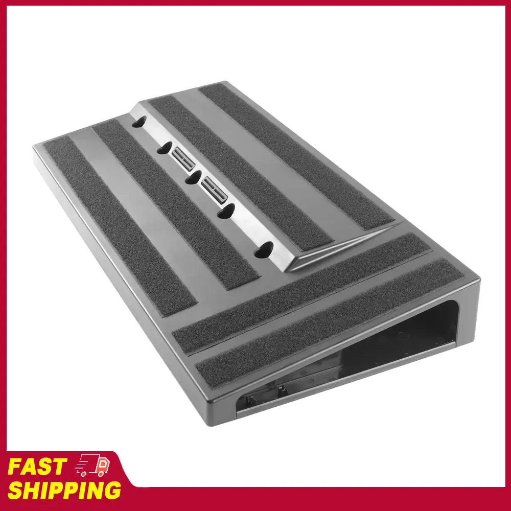 

Педалборд Rockhouse для гитарных педалей, двусторонний, с подставкой, сумкой для переноски и монтажной лентой, для хранения педалей, с кабелем питания