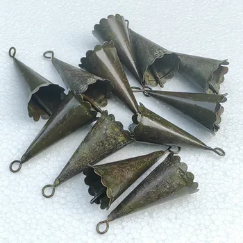 12 stuks rustieke ijzeren tin metalen vintage jingle Bells roestige troef klokken voor slinger ambachten krans vakantie ornamenten kerst deco