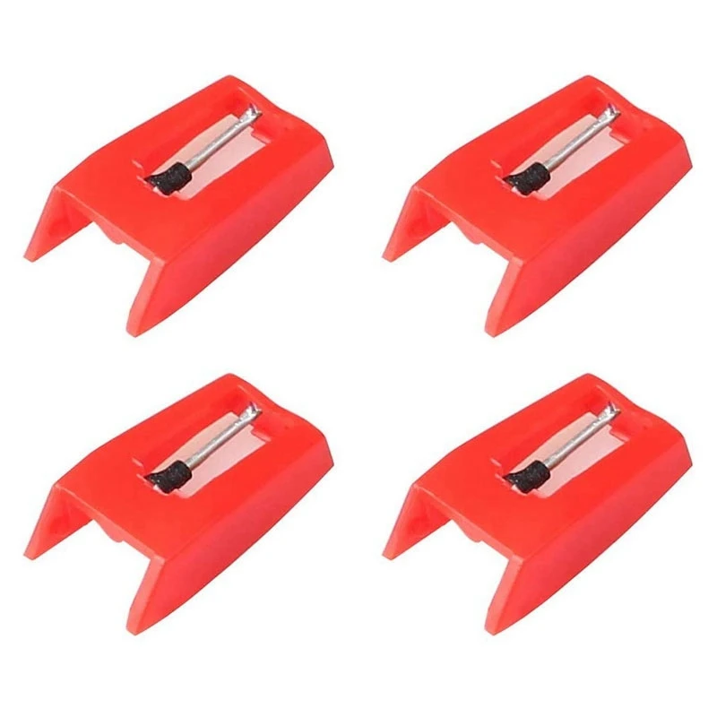 Vinil Record Player substituição agulhas, Universal Stylus, 4 pcs