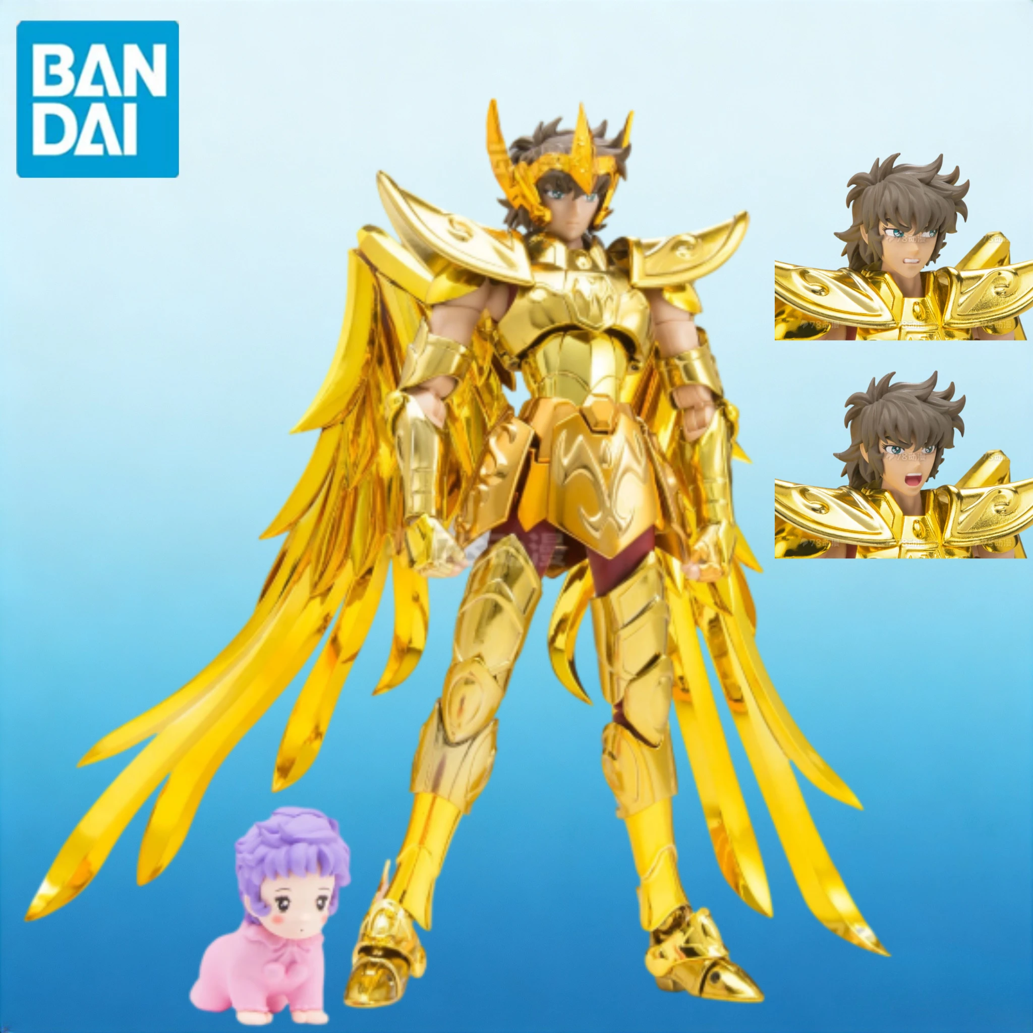 

В наличии: Коллекционная фигурка Bandai Saint Seiya Myth Cloth EX Gold Sagittarius Aiolos Rebirth Edition из сплава, модель, подарок