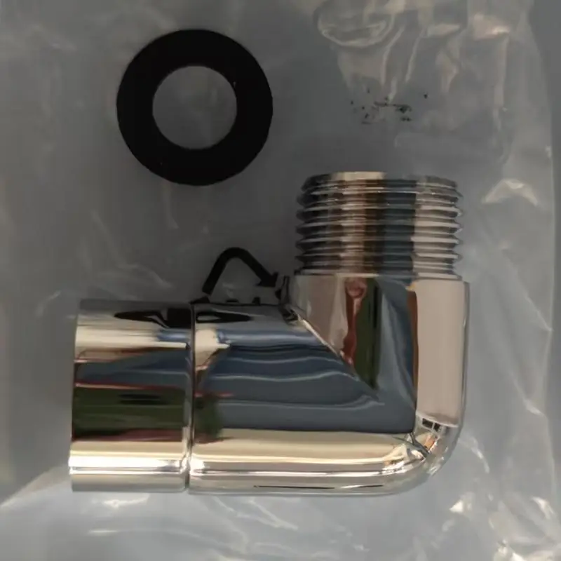 Adaptador codo ducha latón R9JF para cabezal ducha, conexión brazo ducha, codo ducha