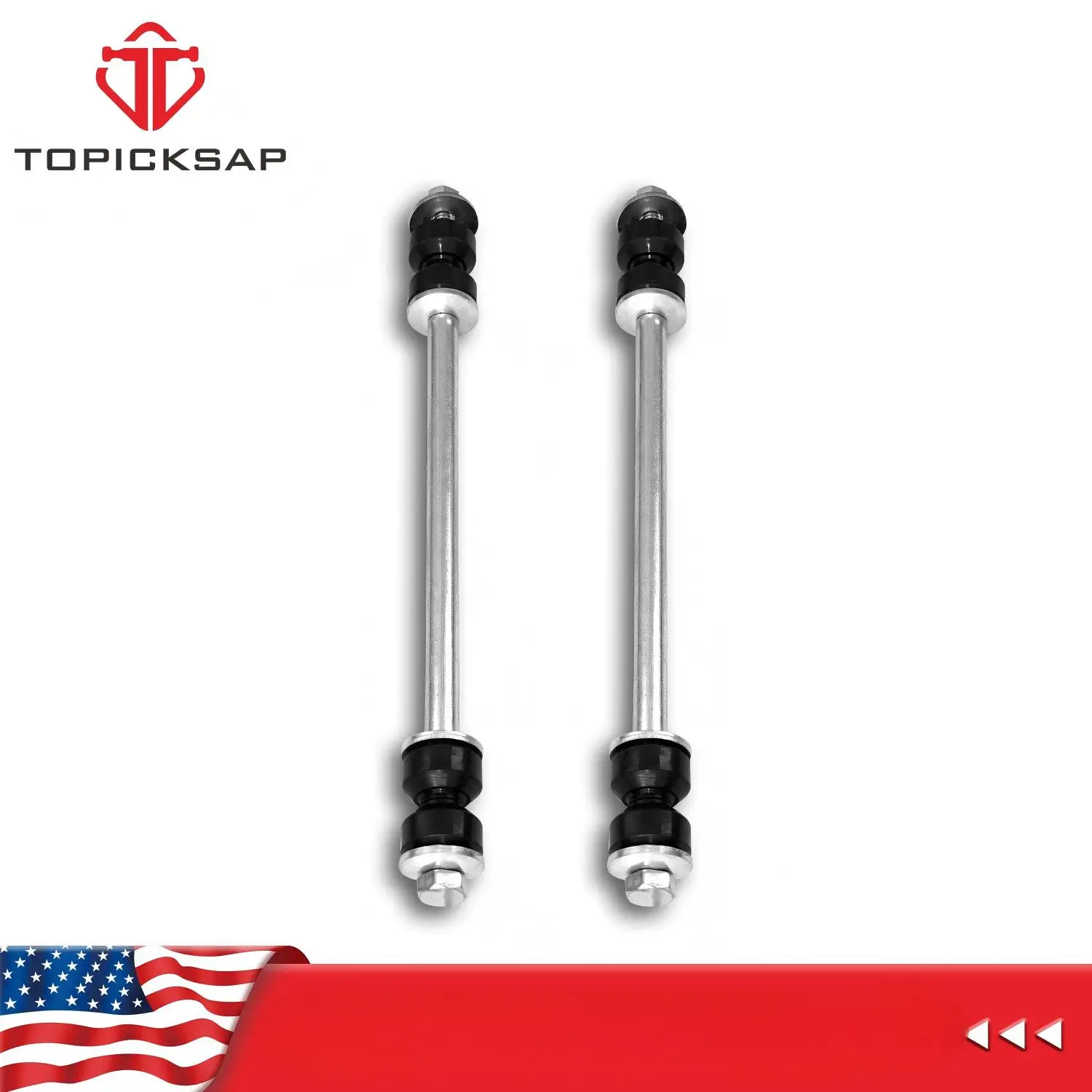 TOPICKSAP 2Pcs Rear Sway Bar End Link Kit for Buick Enclave/Chevy Traverse/GMC Acadia 2007-2017 Suspension K700633