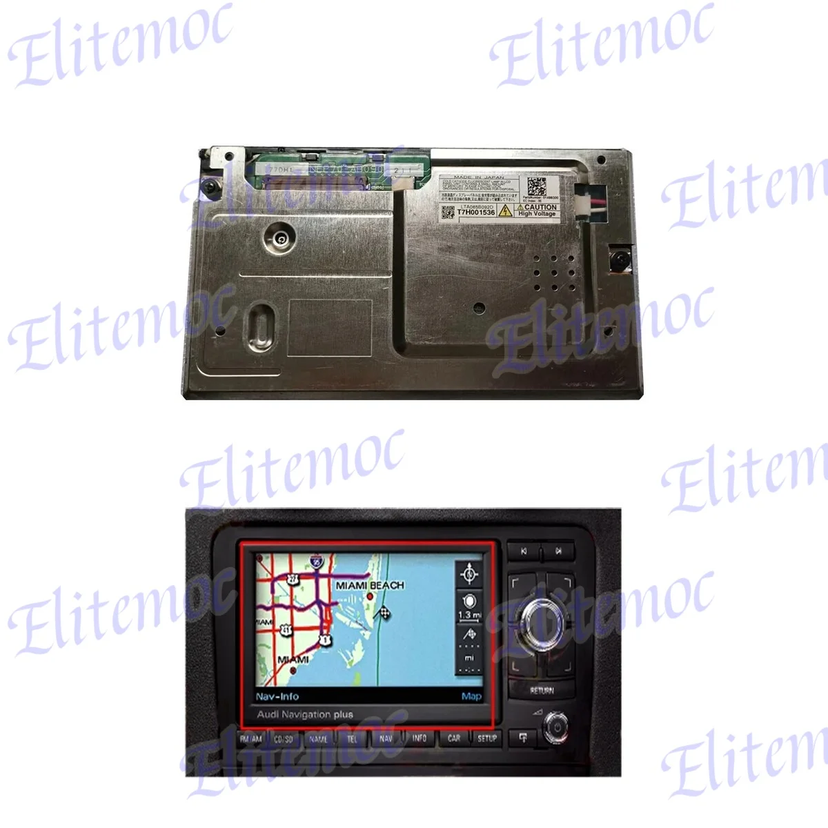 

LTA065B092D LCD Display For Audi Plus RNS-E A3 A4 A6 TT Navigation Screen Repair Parts LTA065B090​D NEP70-AB090