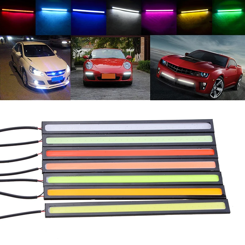 1pcs ,17cm COB LED Strip Daytime Running Light Strip Waterproof Auto Car DRL Fog Lamp Car Driving Working Light