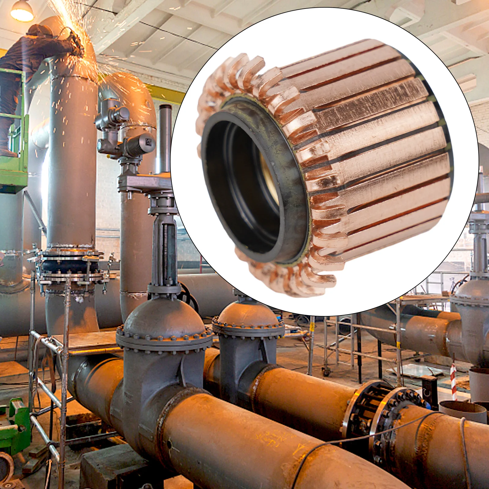 Reliable Performance with Copper Hook Type Electrical Motor Commutator Boost Your Motor 24P Teeth 22 1 x 10 x 17 5(20 8) mm