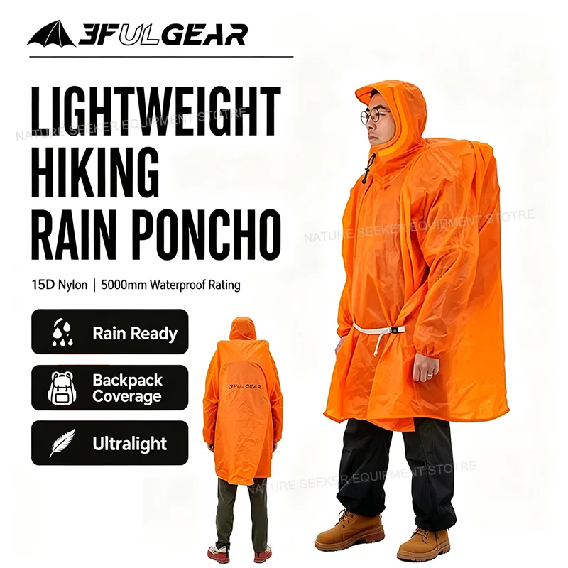 3f-ul-gear-ultralight-raincoat-waterproof-poncho-lightweight-for-outdoor-camping-hiking-trekking-pu5000mm