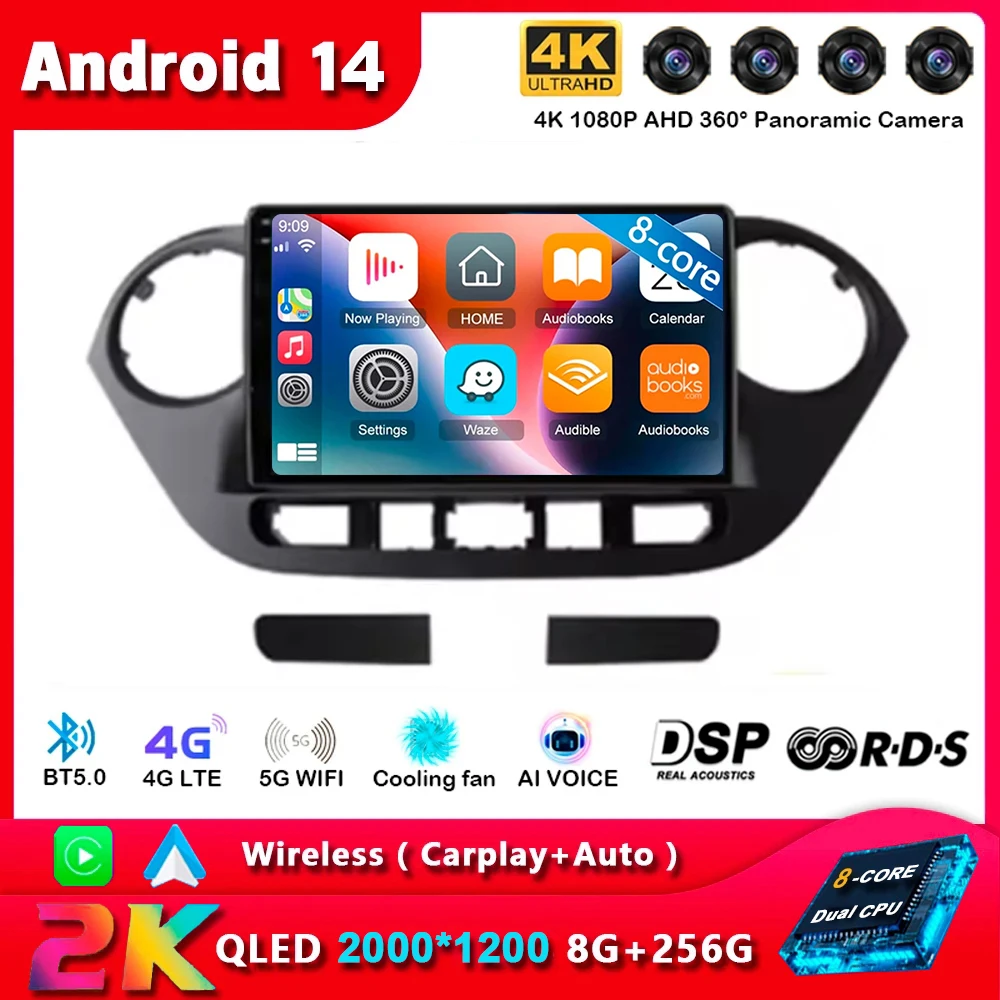 

Android 14 Carplay Auto For BMW X3 E83 2004 2005 2006 2007 2008 2009 2010 2011 2012 Multimedia Car Radio Player WiFi DSP Stereo