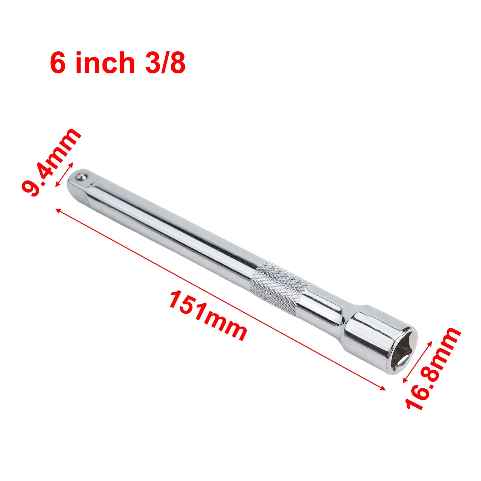 1pc 1/4 3/8 1/2 Socket Ratchet Wrench Extension Bar Hand Tools Long Bar Steering Sleeve Connecting Rod Accessories