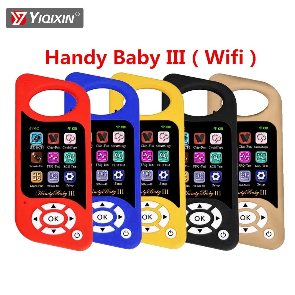 

JYGC Handy Baby III Auto Key Programmer Tool For VW Car 46/47/48/King/Super Red Chip Copier With Free 96bit 48 Funtion Wifi Mode