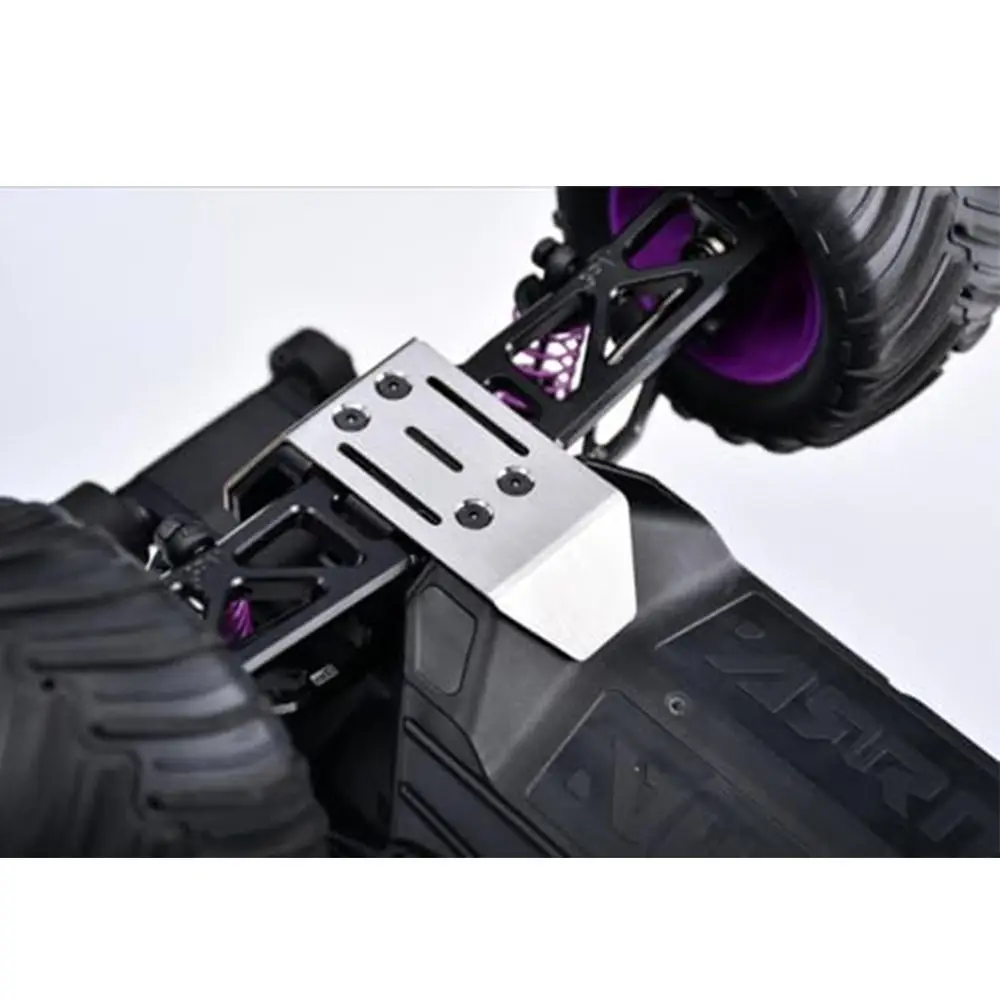 Protection Plate RC Chassis Guard Skid Plate Armor Set Skid Plate Stainless Steel Skid Armor Protection Plate ARRMA 1/16 Gorgon