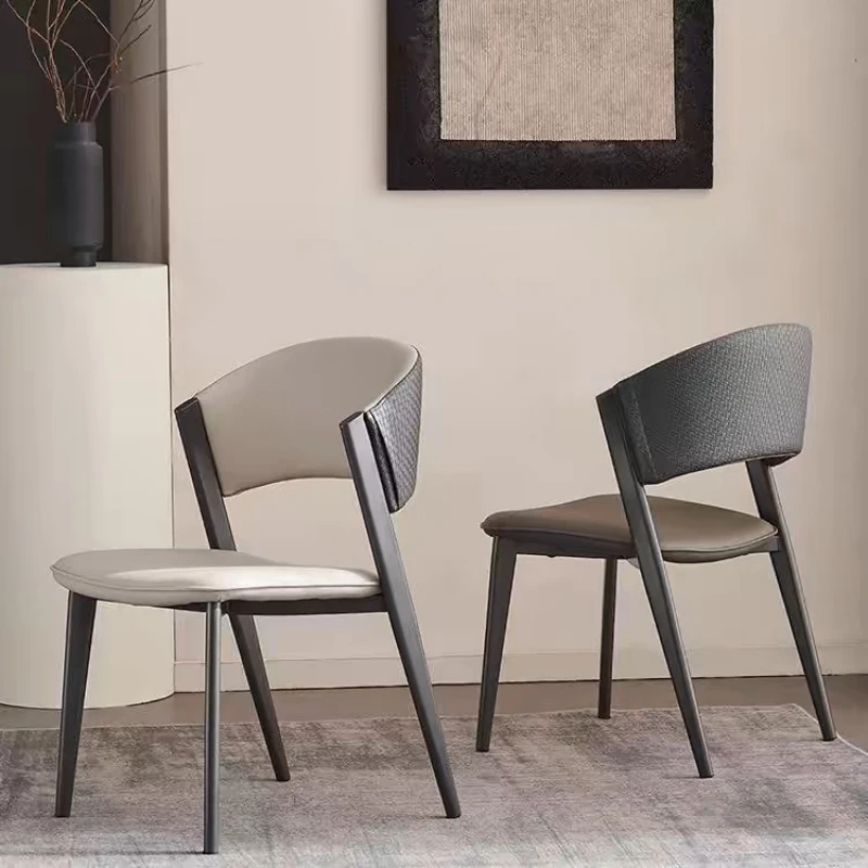 เก้าอี้รับประทานอาหารสไตล์อิตาลีสำหรับห้องนอน เก้าอี้รับประทานอาหารดีไซน์เรียบหรูสำหรับโรงแรม เฟอร์นิเจอร์ตกแต่งบ้านสุดหรู Cadeiras Lscy