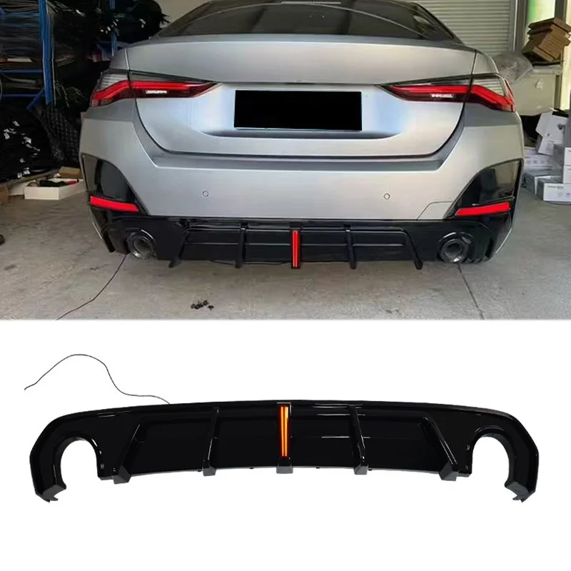 

Rear Diffuser For 2020-2025 Bmw 4 Series 4-door G26 Modified Mp Style Bumper Rear Lip Replacement Installation