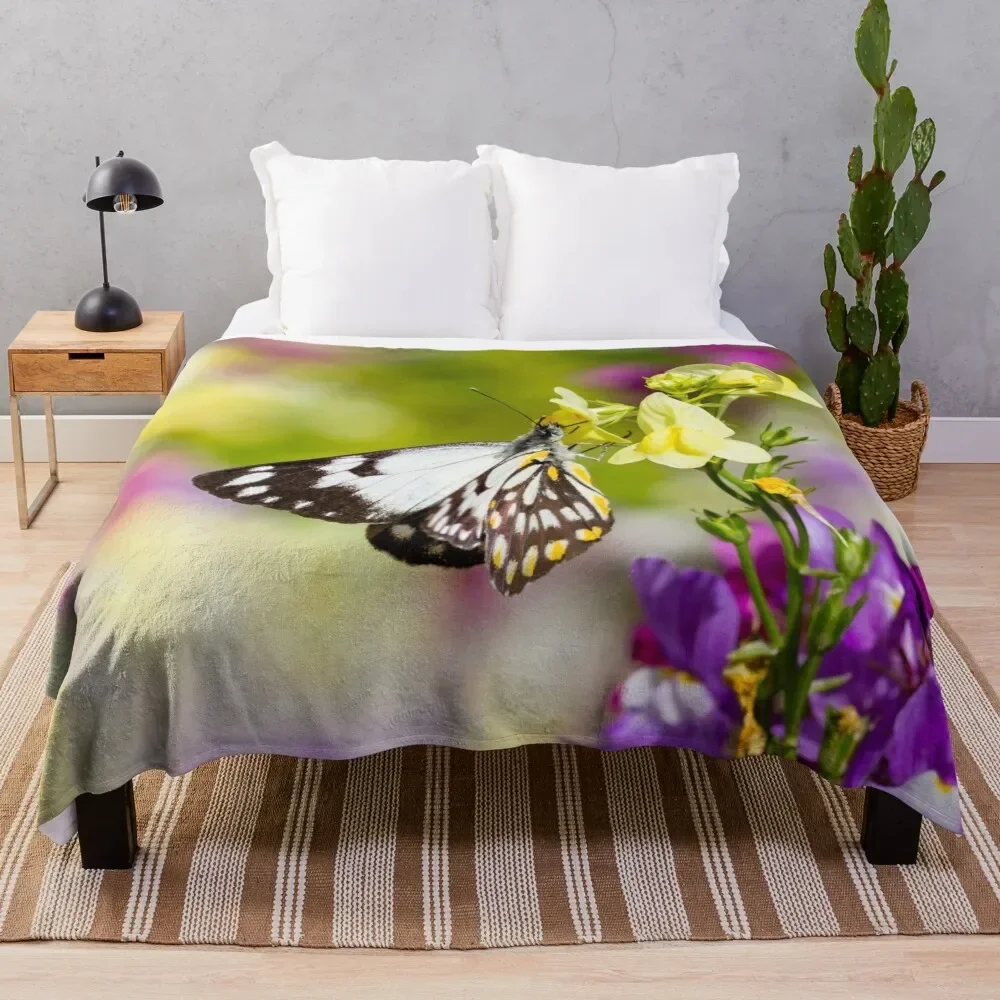 

Butterfly Magic Throw Blanket Decoratives Quilt Sofa Blankets