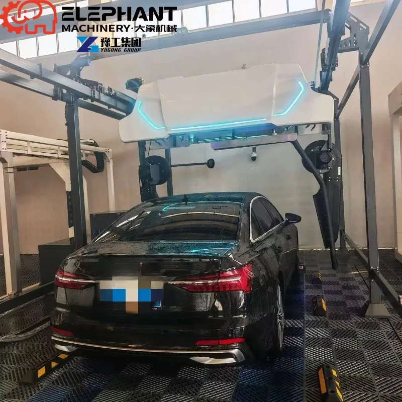 18.5KW Electric Touchless Car Wash Machine System With Water Recycling CE Certified High Pressure 0.5MPa Air Blower