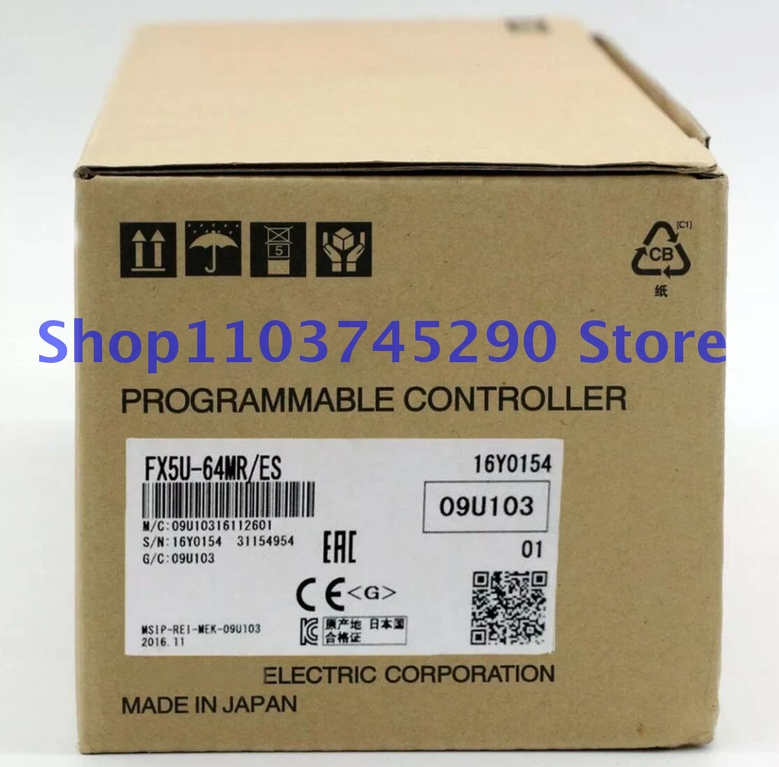 1PCS Fast Shipping Original Brand FX5U-64MR/ES New FX5U64MRES PLC Module In Box