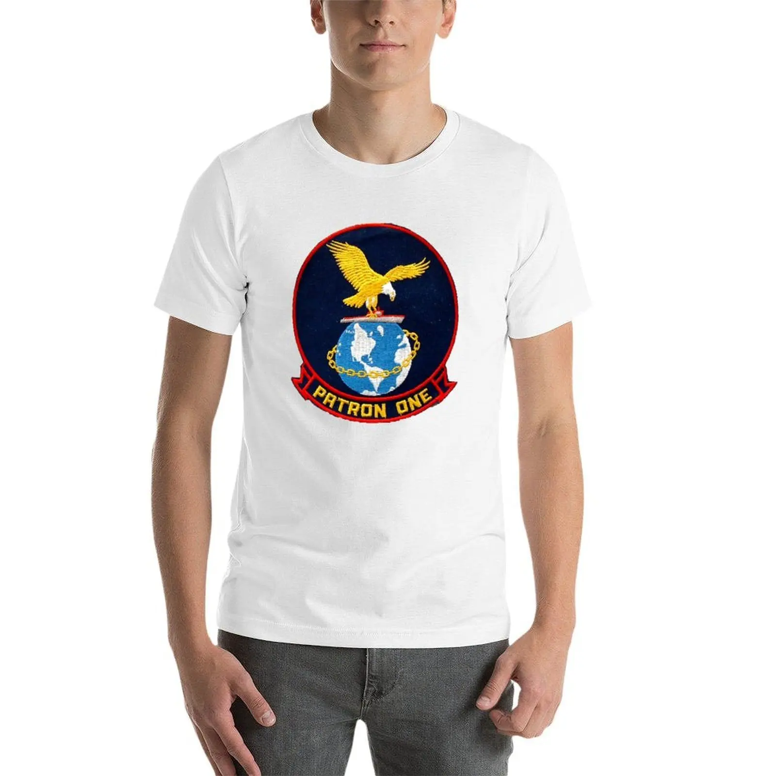 VP-1 SQUADRON STORE تي شيرت رجل تي شيرت القطن الثقيل تي شيرت للرجل 100 بالمائة القطن تي شيرت