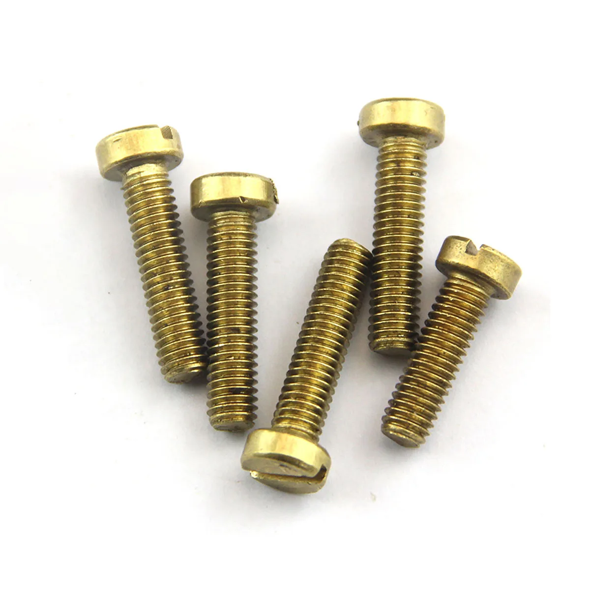 Brass Flat Head Slotted Screw  M2-M6