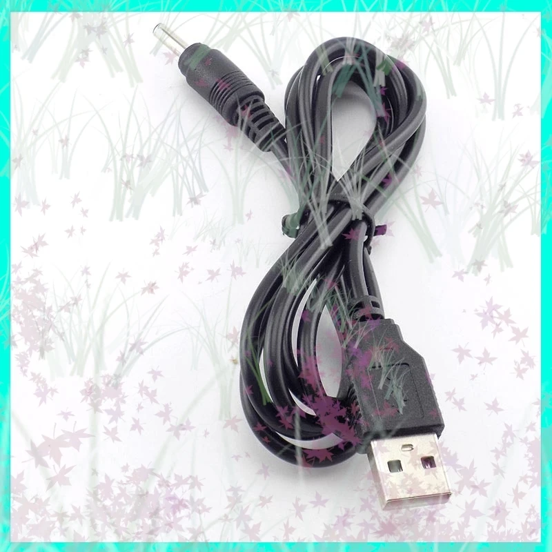 3.5mm Mirco USB Charger Cable Dc Power Supply Adapter Charger Flashlight Head Lamp Torch Light 18650 Rechargeable Battery E3