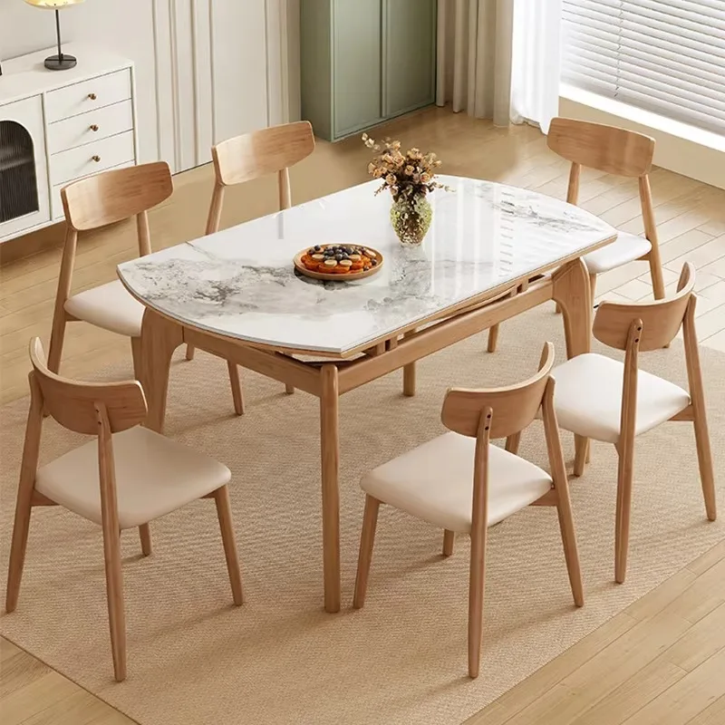 

Extendable Slate Dining Table Modern Wooden Frame Kitchen Table For Cozy Small Homes Cheap Dining Room Table