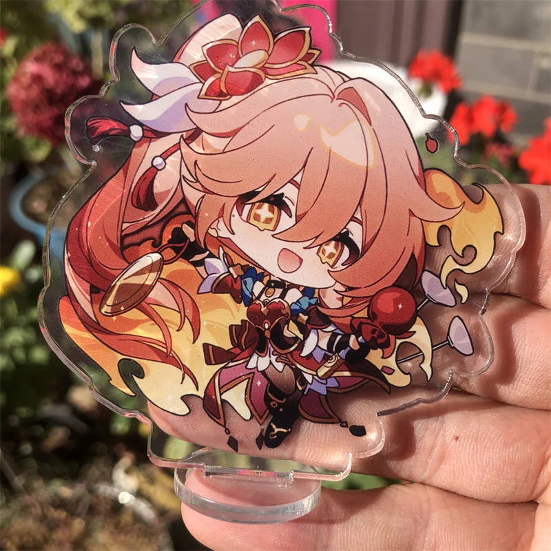 Honkai: Star Rail HuoHuo Topaz Yinzhi Jingliu Guinaifen Figure Anime Game Cosplay Accessories Badge Stand Plate Prop