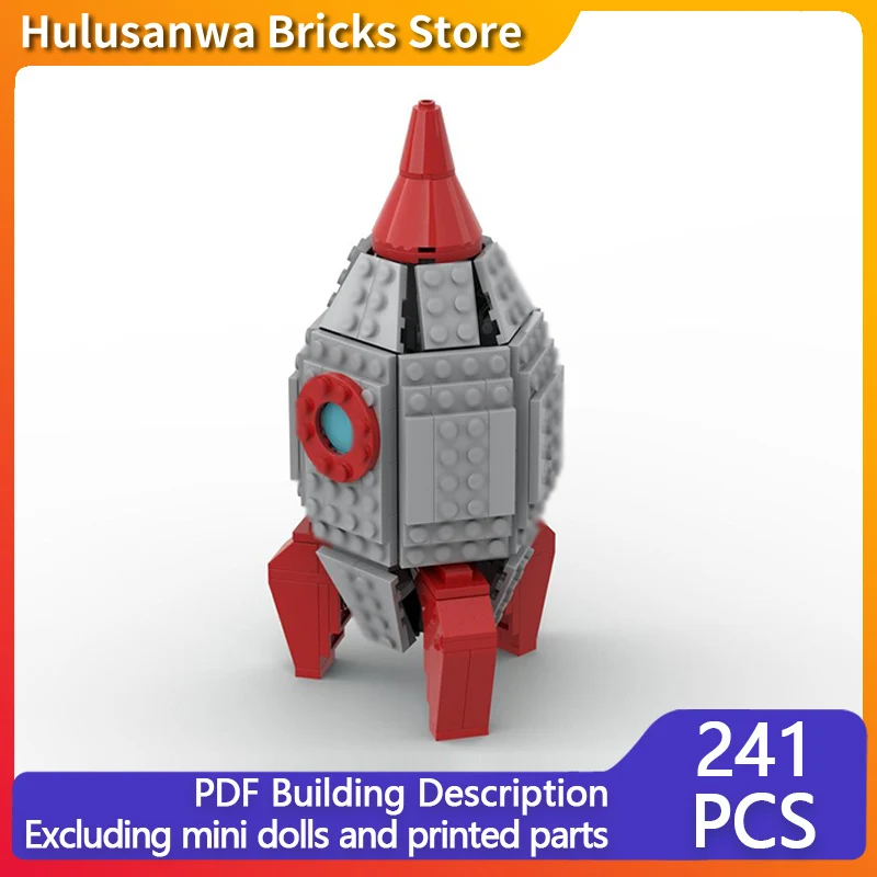 

Популярная игровая модель MOC, строительные кирпичи, игра, специальная космическая ракета, модульная технология, подарки, праздник, сборка, детские игрушки, костюм