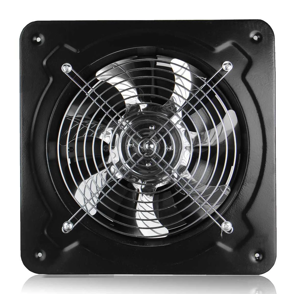 Imagem -02 - Metal Booster Fan Extractor Exaustor Janela de Ventilação de Entrada Tubo Fan para Banheiro wc Cozinha 10 12 14 16